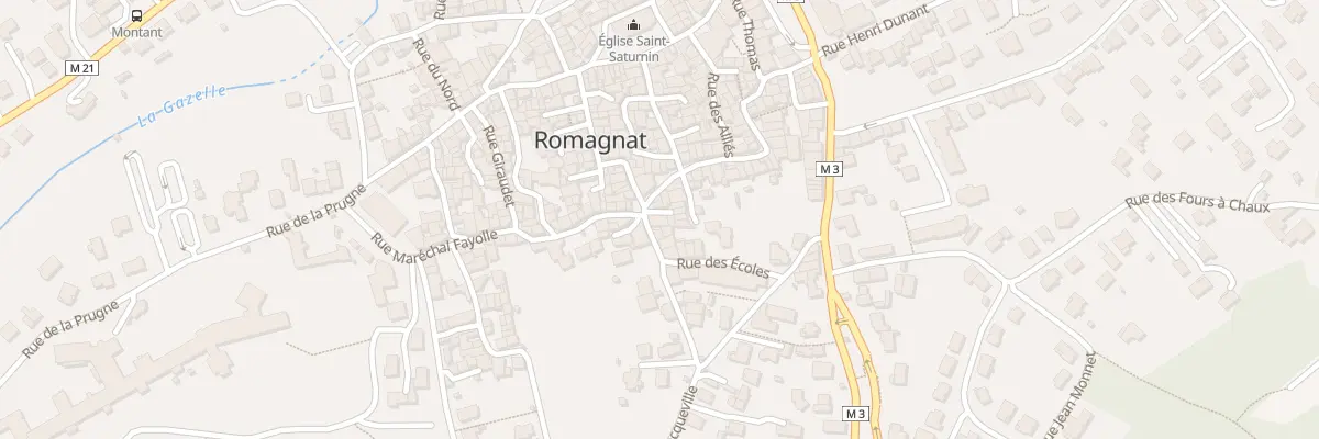 Plan du 43 Rue Vercingétorix à Romagnat
