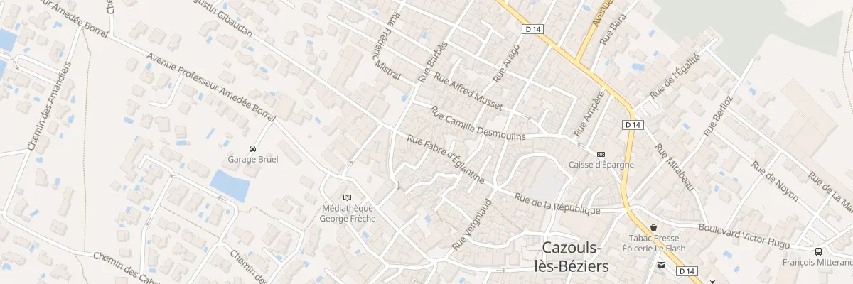 Plan du 32 Rue F d’Eglantine à Cazouls-lès-Béziers