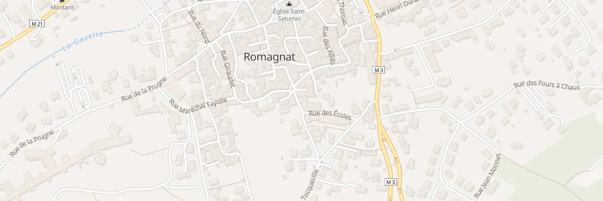 Plan du 1 Rue d’Opme à Romagnat