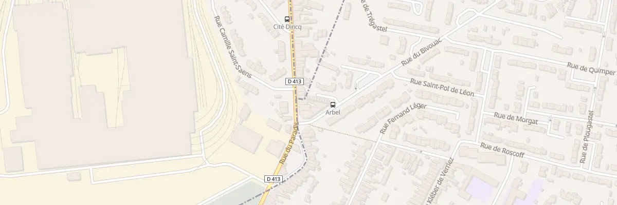 Plan du 598 Rue des Freres Martel à Sin-le-Noble