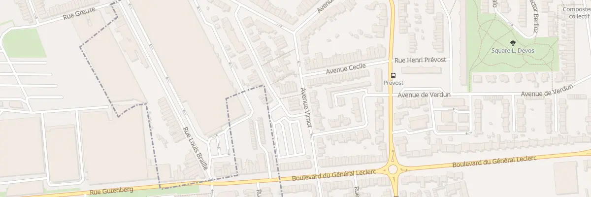 Plan du 32 Av Virnot à Mons-en-Barœul