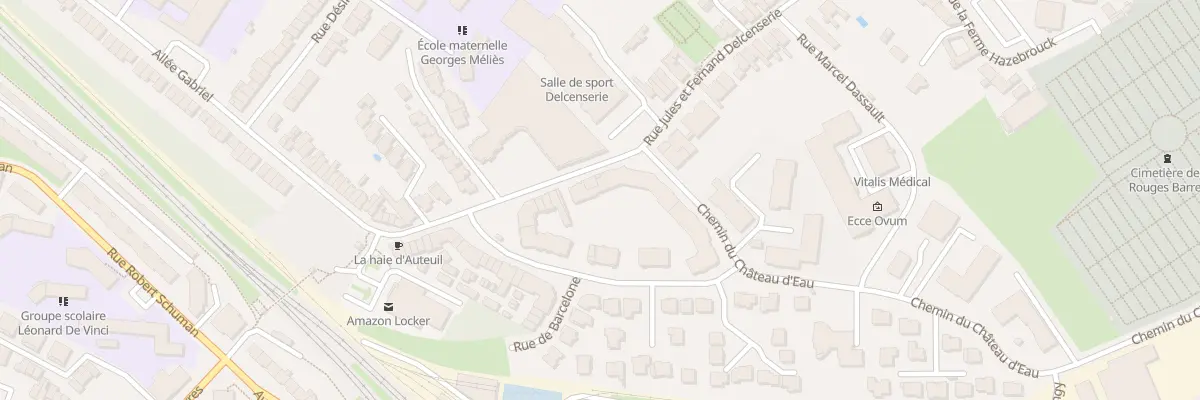 Plan du 241 Rue Jules Delcenserie à Marcq-en-Barœul