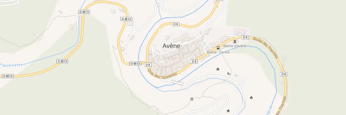 Plan du 8 Rue des Mineurs à Avène
