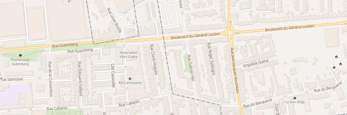 Plan du 8 Rue Gabriel Péri à Mons-en-Barœul