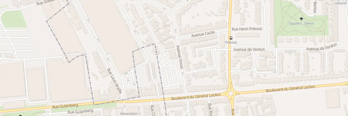 Plan du 38 Av Virnot à Mons-en-Barœul