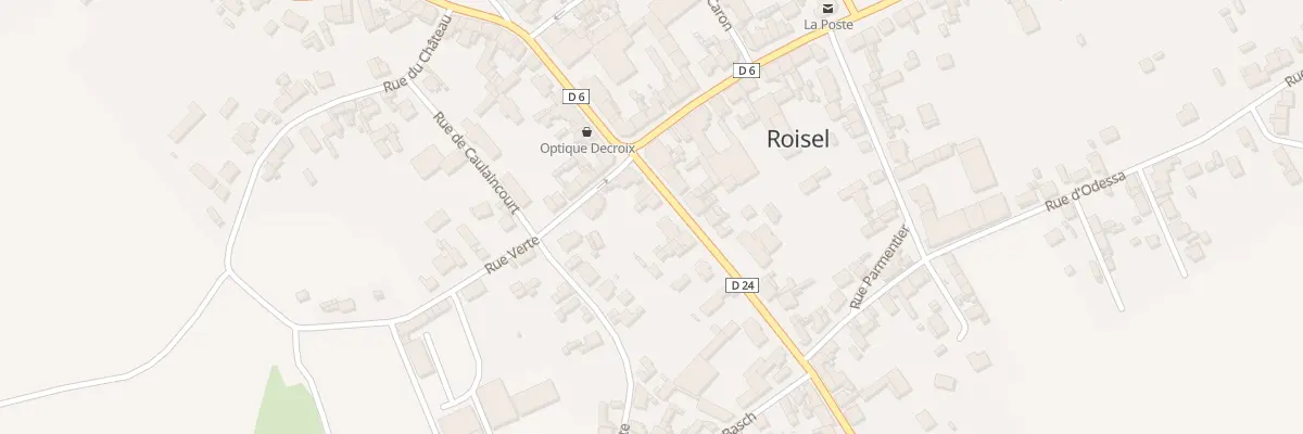 Plan du 6 Rue Pierre Curie à Roisel