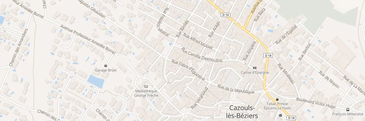 Plan du 28 Rue F d’Eglantine à Cazouls-lès-Béziers