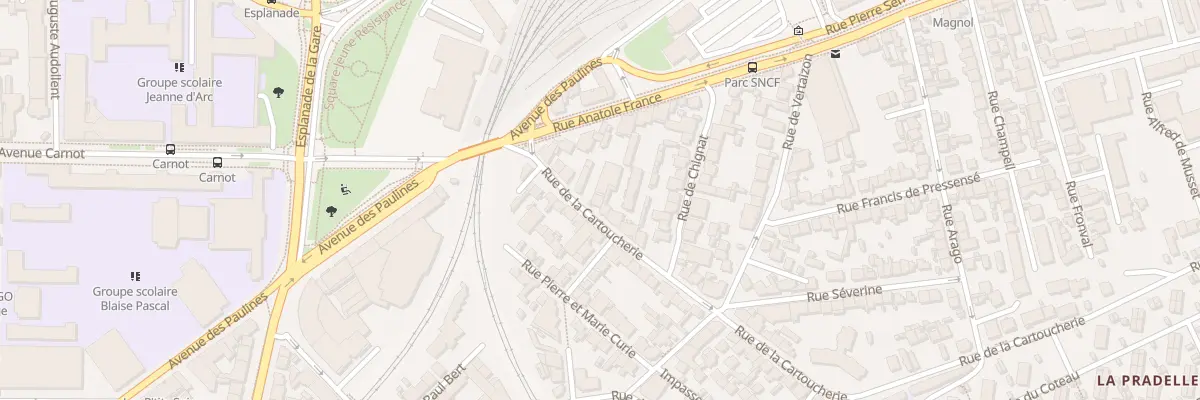 Plan du 9B Rue de la Cartoucherie à Clermont-Ferrand