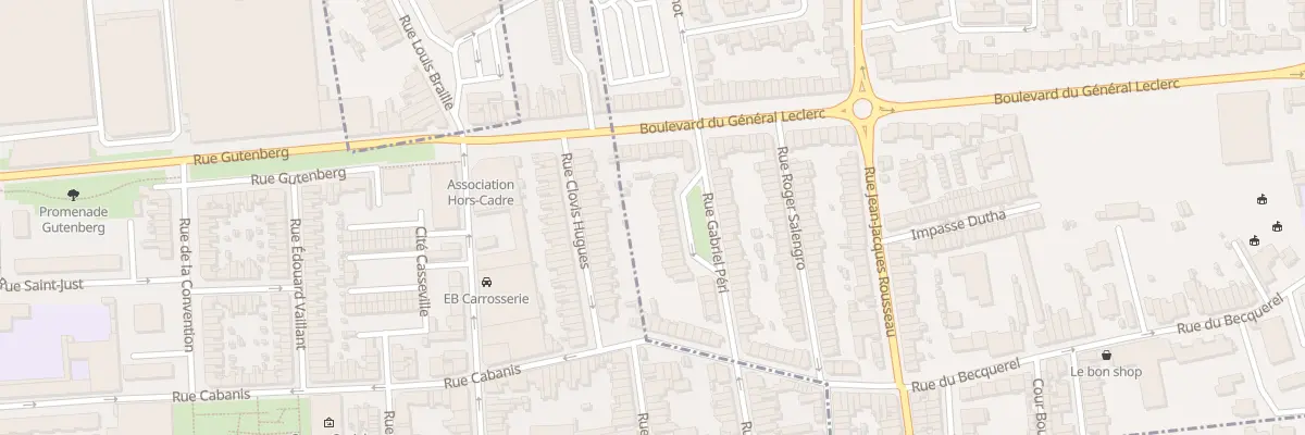 Plan du 12 Rue Gabriel Péri à Mons-en-Barœul