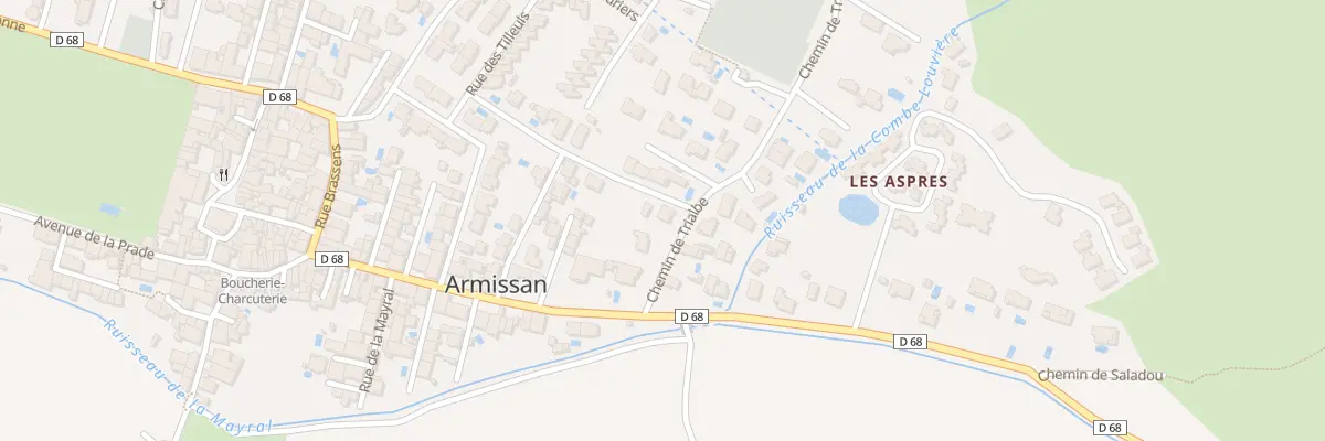 Plan du 4 Che de Trialbe à Armissan