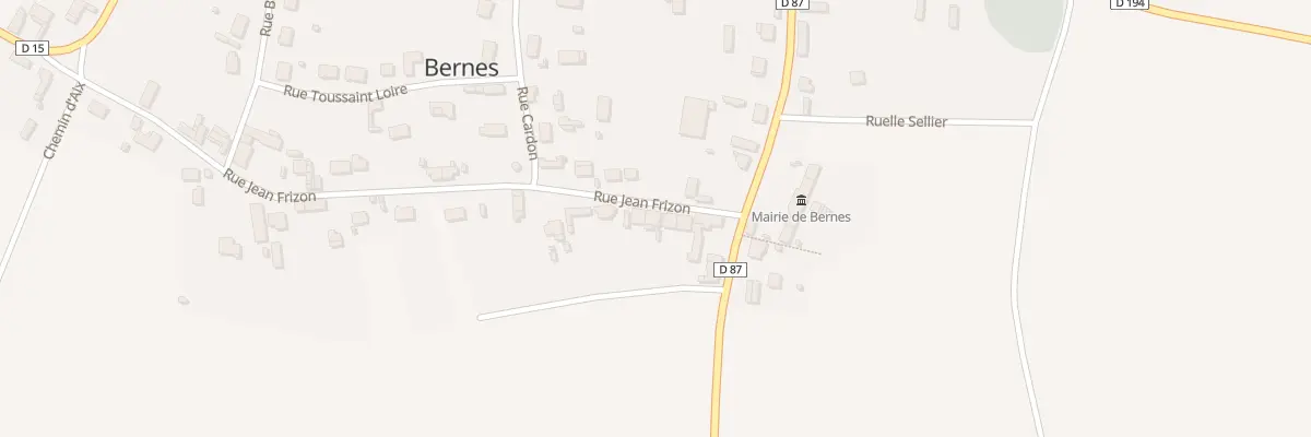 Plan du 9 Rue Jean Frizon à Bernes
