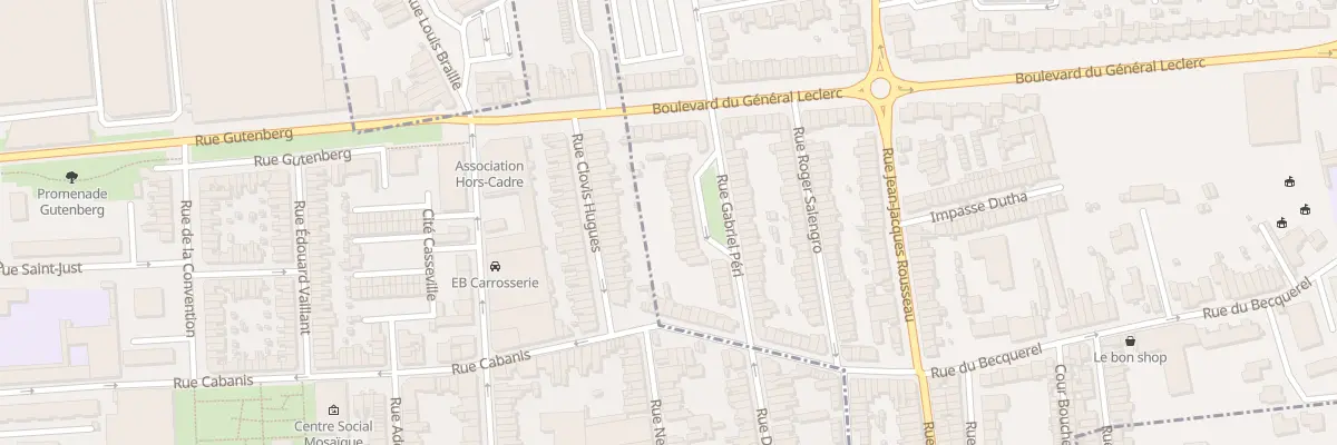 Plan du 18 Rue Gabriel Péri à Mons-en-Barœul
