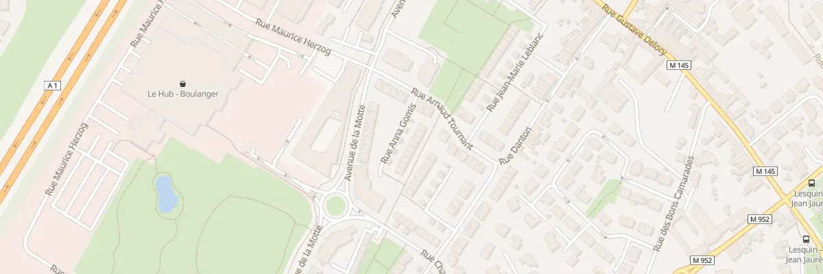Plan du 5 Rue Anna Gomis à Lesquin