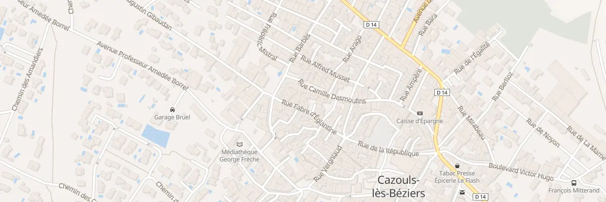 Plan du 26 Rue F d’Eglantine à Cazouls-lès-Béziers
