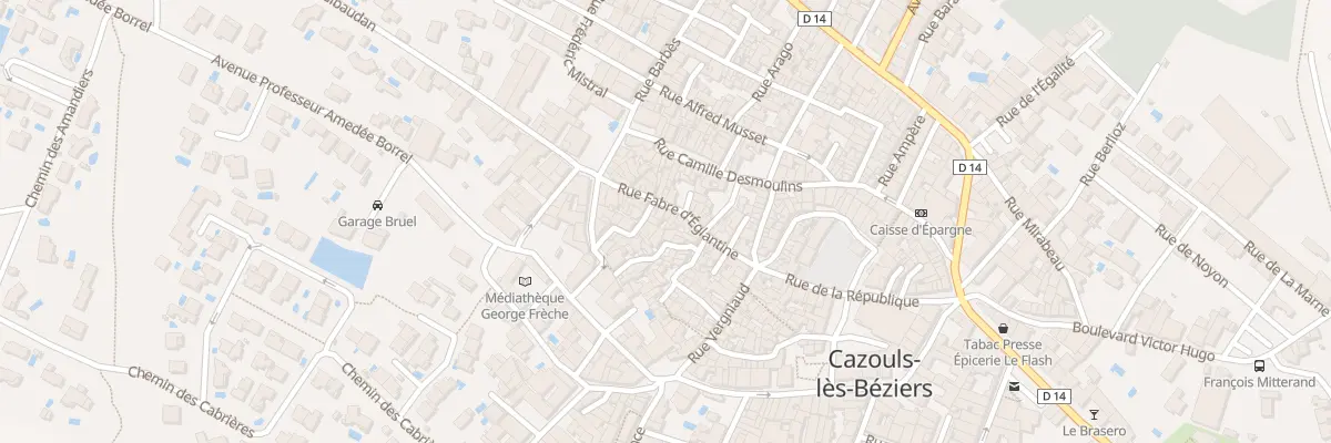 Plan du 21 Rue F d’Eglantine à Cazouls-lès-Béziers
