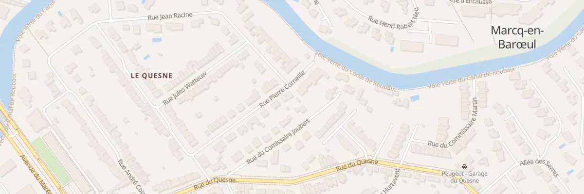 Plan du 28 Rue Pierre Corneille à Marcq-en-Barœul