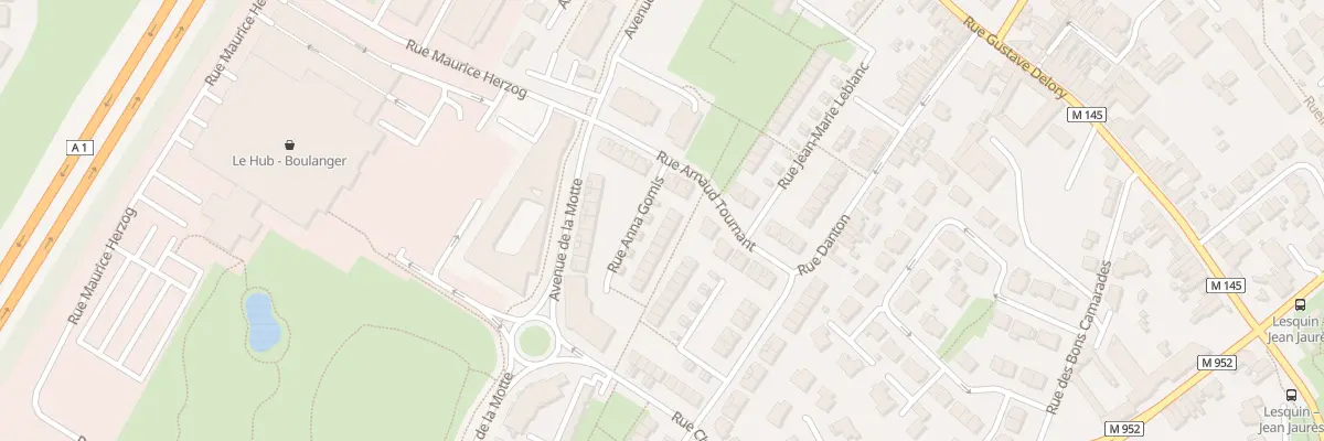 Plan du 3 Rue Anna Gomis à Lesquin