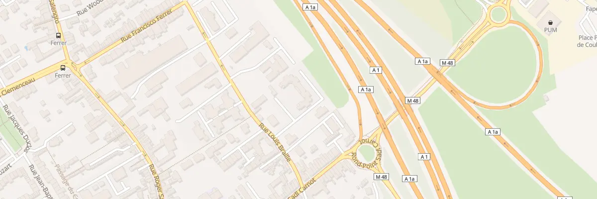 Plan du 22 Rue Louis Braille à Ronchin