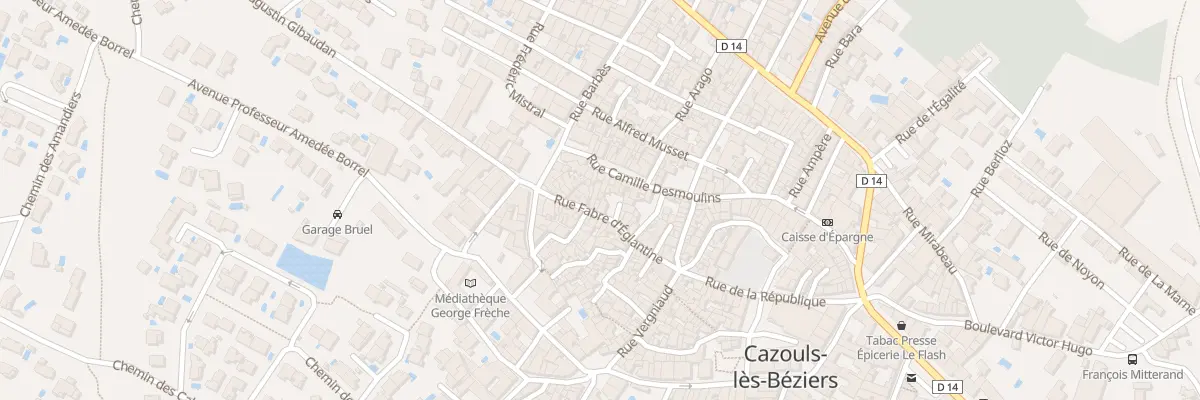 Plan du 24 Rue F d’Eglantine à Cazouls-lès-Béziers