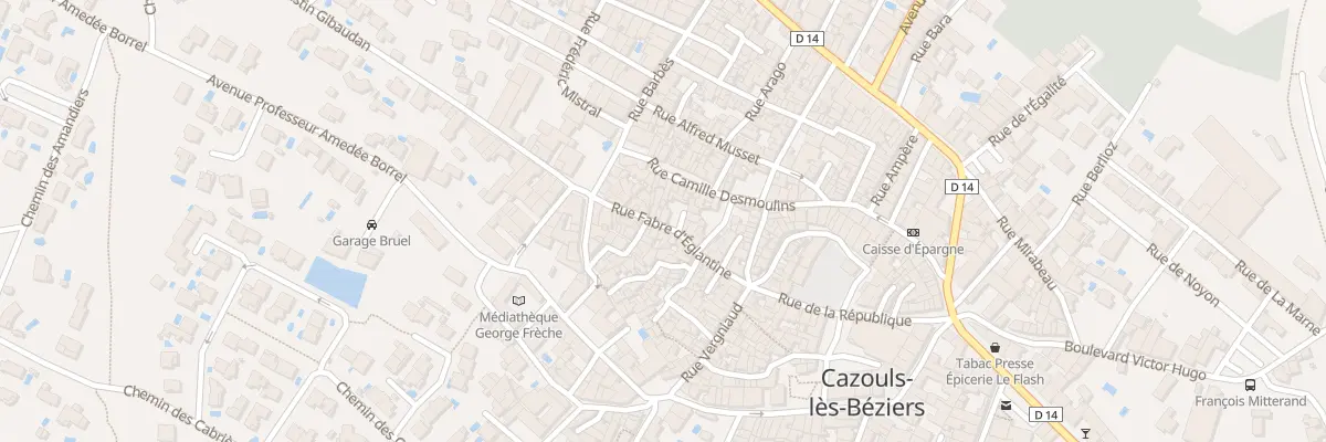 Plan du 22 Rue F d’Eglantine à Cazouls-lès-Béziers