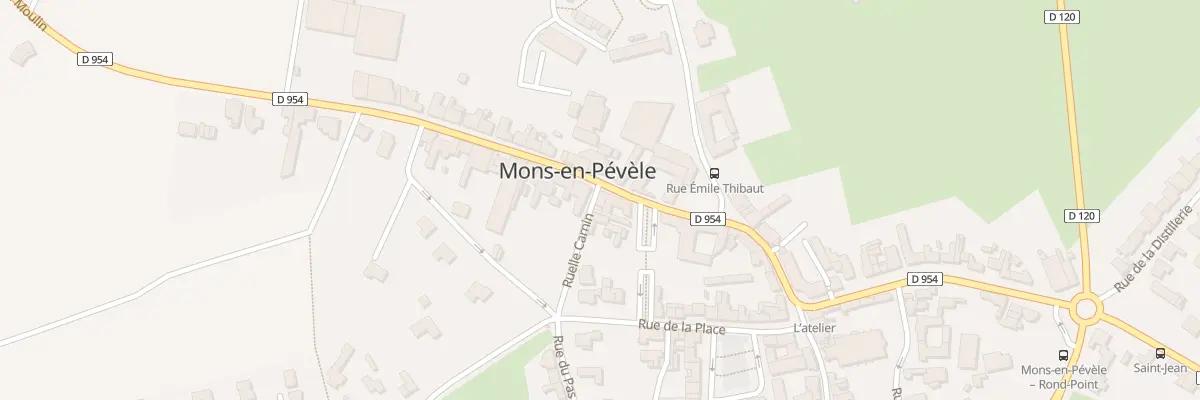 Plan du 197 Rue du Moulin à Mons-en-Pévèle
