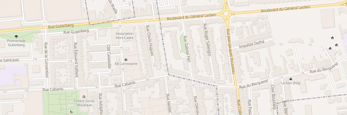 Plan du 28 Rue Gabriel Péri à Mons-en-Barœul