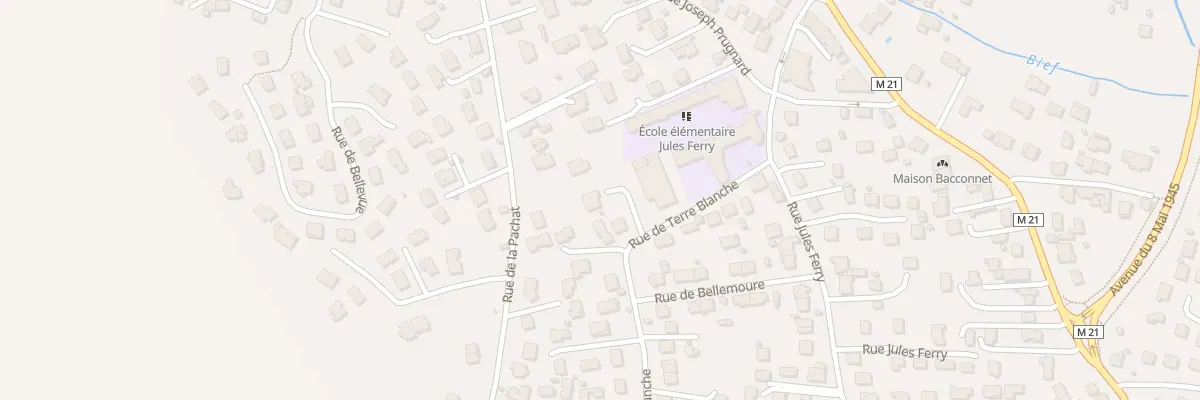 Plan du 6 Rue de Terre Blanche à Cébazat
