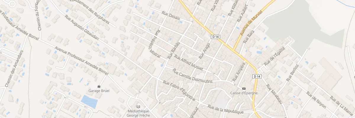 Plan du 8 Rue Alfred de Musset à Cazouls-lès-Béziers