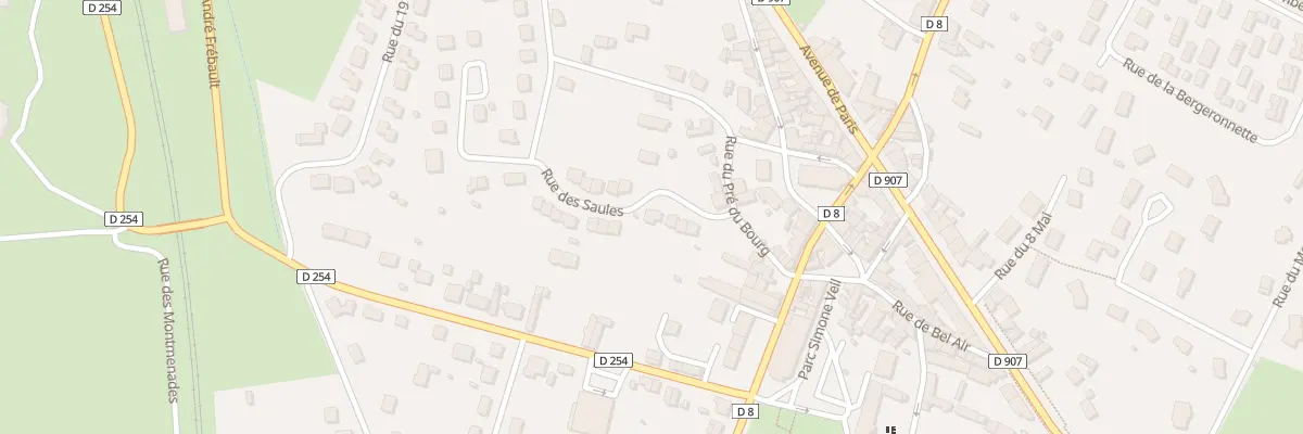 Plan du 55 Rue des Saules à Pougues-les-Eaux