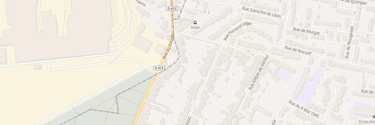Plan du 504 Rue des Freres Martel à Sin-le-Noble