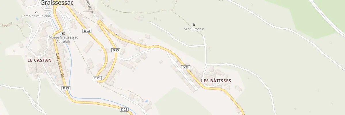 Plan du 3 Rue des Bâtisses à Graissessac