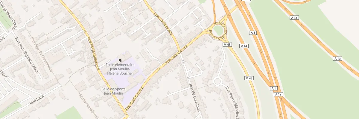 Plan du 58B Rue Sadi Carnot à Ronchin