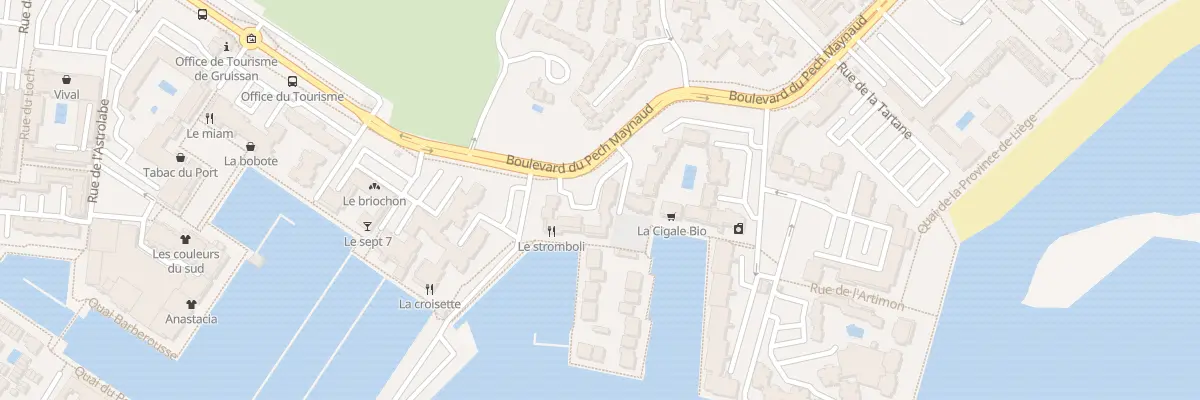 Plan du 12 Rue du Filoir à Gruissan