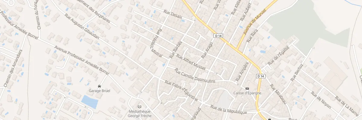 Plan du 10 Rue Alfred de Musset à Cazouls-lès-Béziers