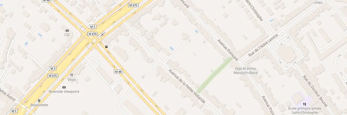 Plan du 17B Rue de la Petite Hollande à Marcq-en-Barœul