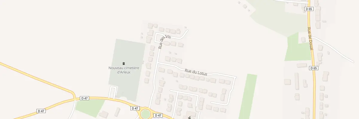 Plan du 55 Rue du Lotus à Arleux