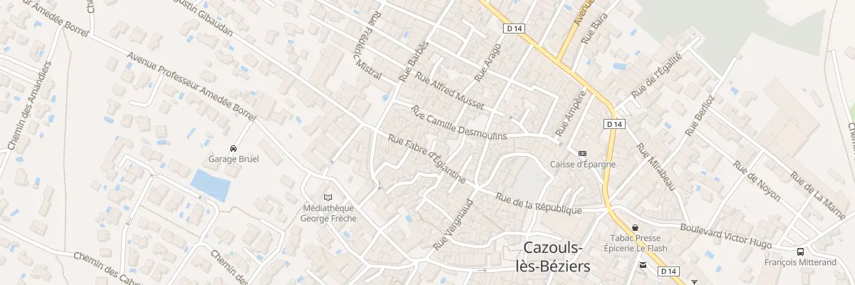 Plan du 20 Rue F d’Eglantine à Cazouls-lès-Béziers