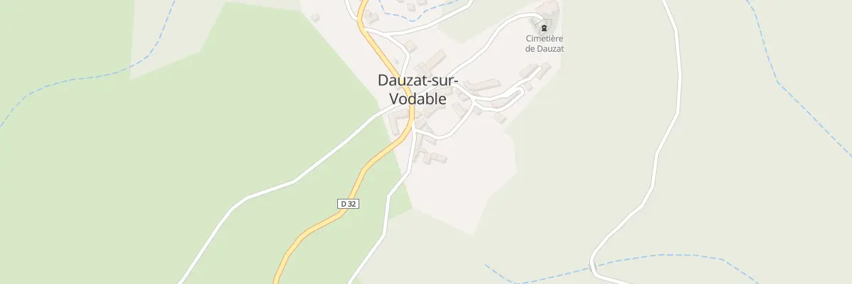 Plan du 5182 Dauzat sur Vodable à Dauzat-sur-Vodable