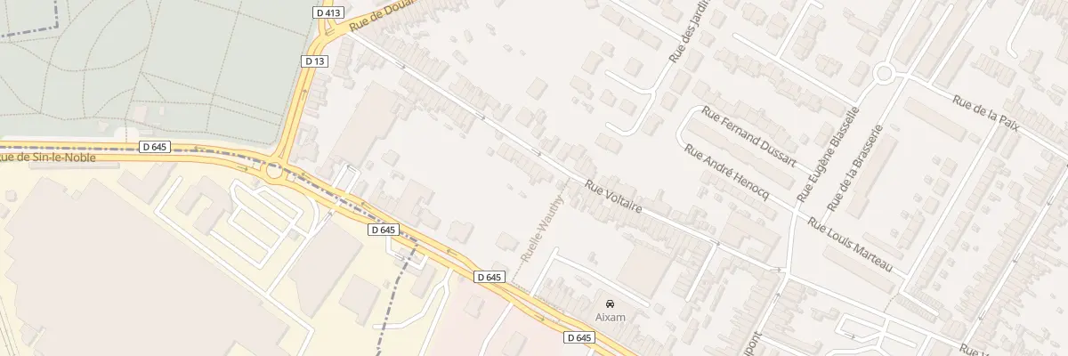 Plan du 631 Rue Voltaire à Sin-le-Noble