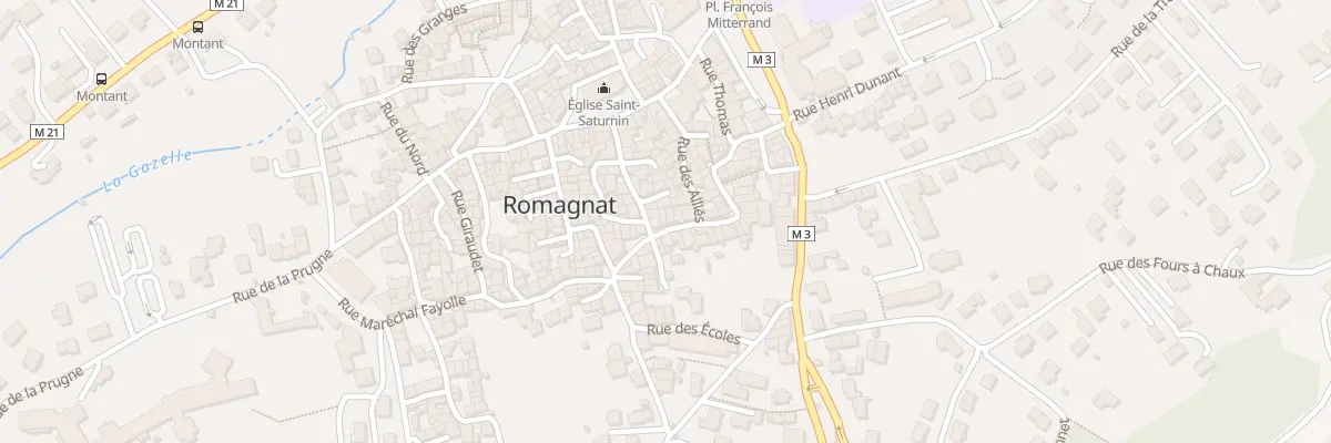 Plan du 24 Rue Vercingétorix à Romagnat