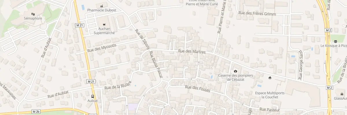Plan du 35 Rue des Martres à Cébazat