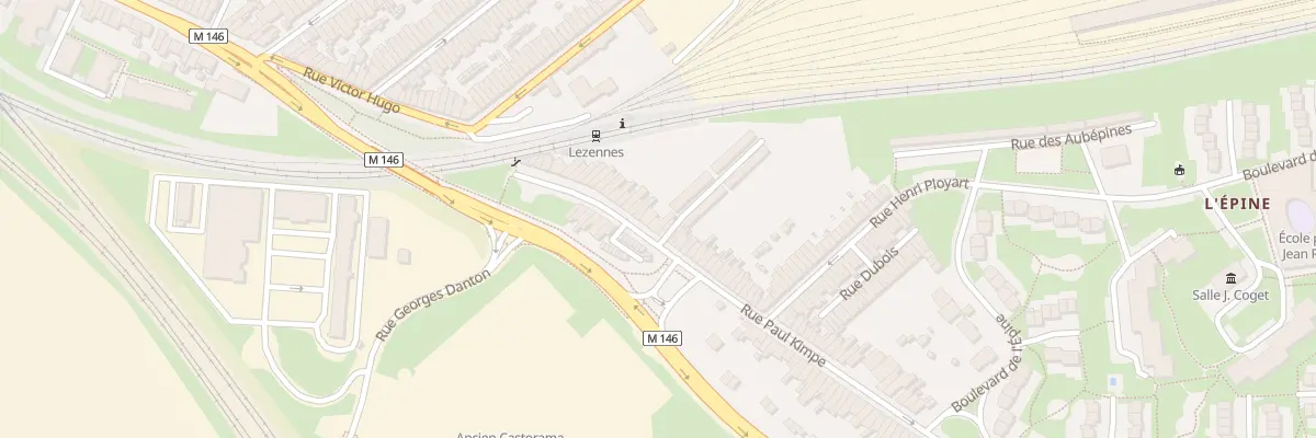 Plan du 39 Rue Paul Kimpe à Lille