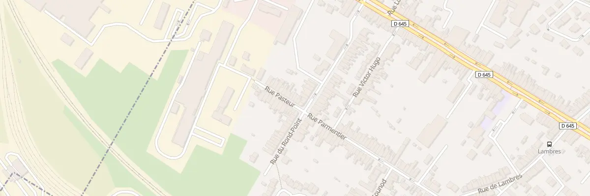 Plan du 20 Rue Pasteur à Sin-le-Noble