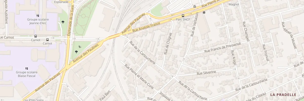 Plan du 15 Rue de la Cartoucherie à Clermont-Ferrand