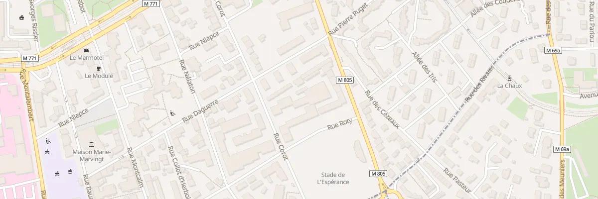 Plan du 25 Rue Corot à Clermont-Ferrand