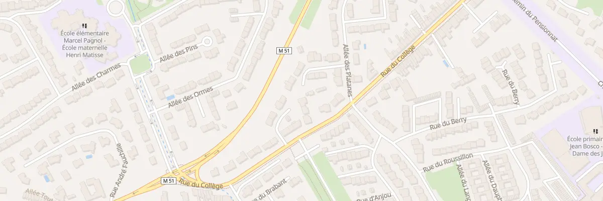Plan du 21 Rue du Collège à Marcq-en-Barœul