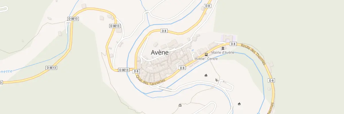 Plan du 8 Mte de l’Eglise à Avène