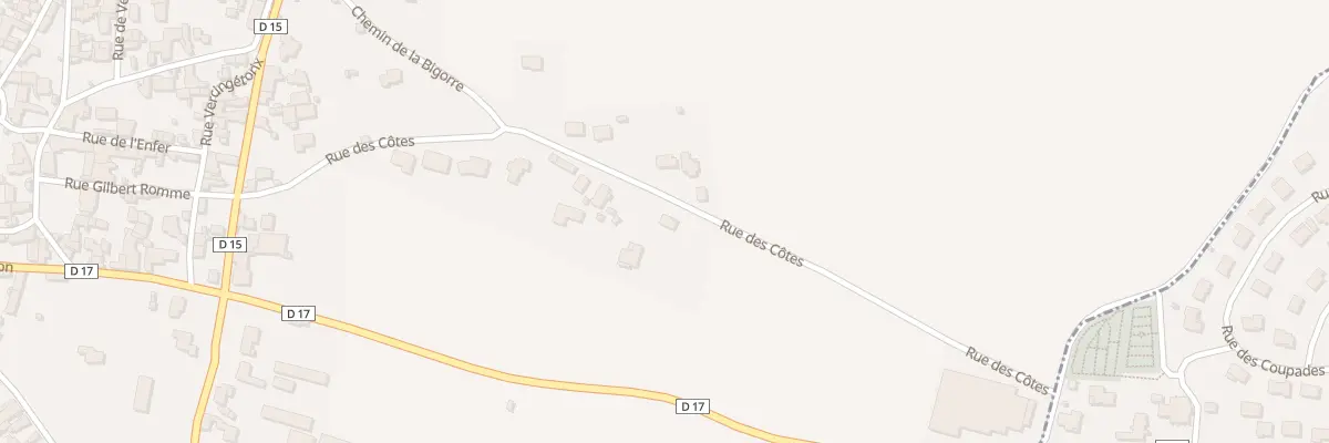Plan du 12 Rue des Côtes à Gimeaux