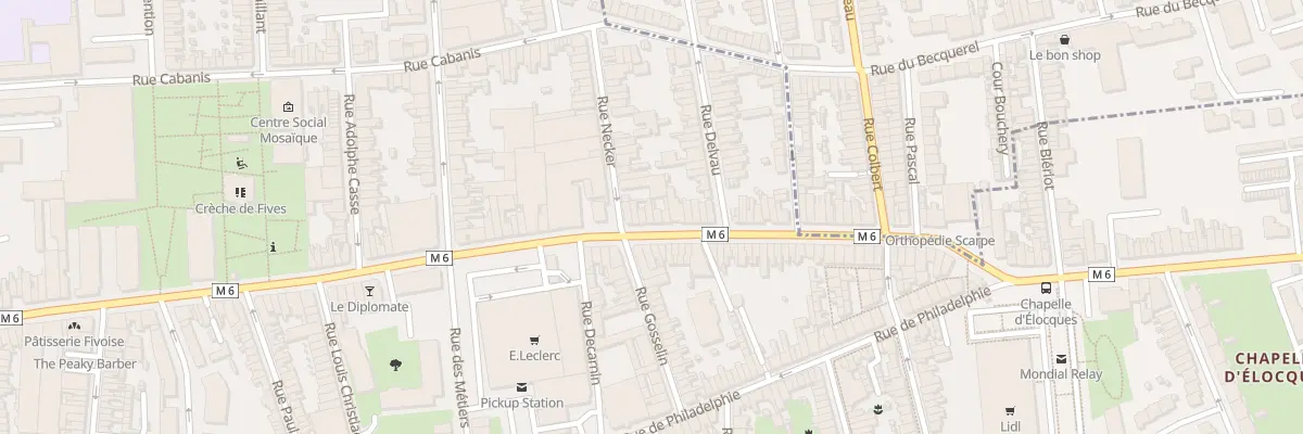 Plan du 165 Rue de Lannoy à Lille