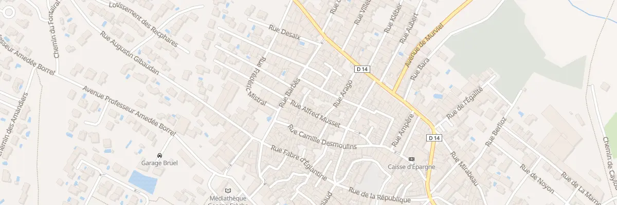 Plan du 3 Rue Alfred de Musset à Cazouls-lès-Béziers